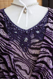 Super hot animal print mesh top