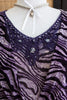 Super hot animal print mesh top