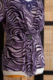 Super hot animal print mesh top