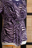 Super hot animal print mesh top