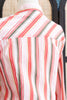 Vintage striped shirt with pointy collar