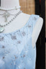 David’s Bridal vintage stunning satin gown (L)