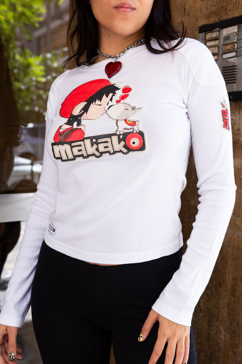 Makako graphic longsleeve top