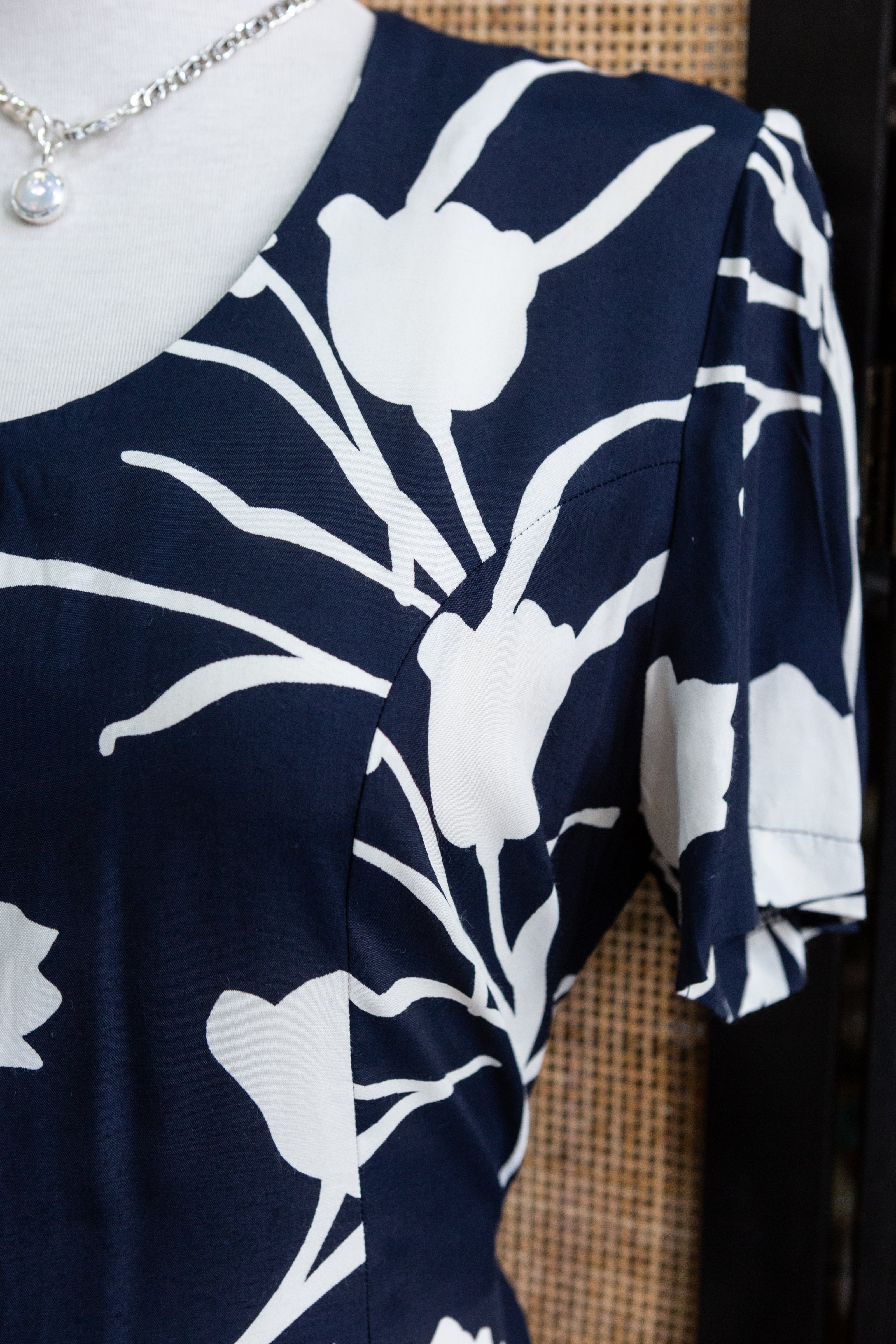 CANDA floral button up dress