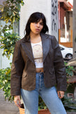 Blue Ridge dark brown leather blazer