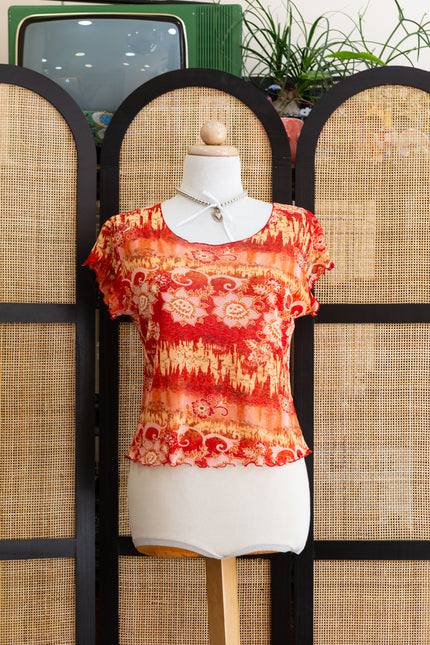 Vintage mesh baby tee