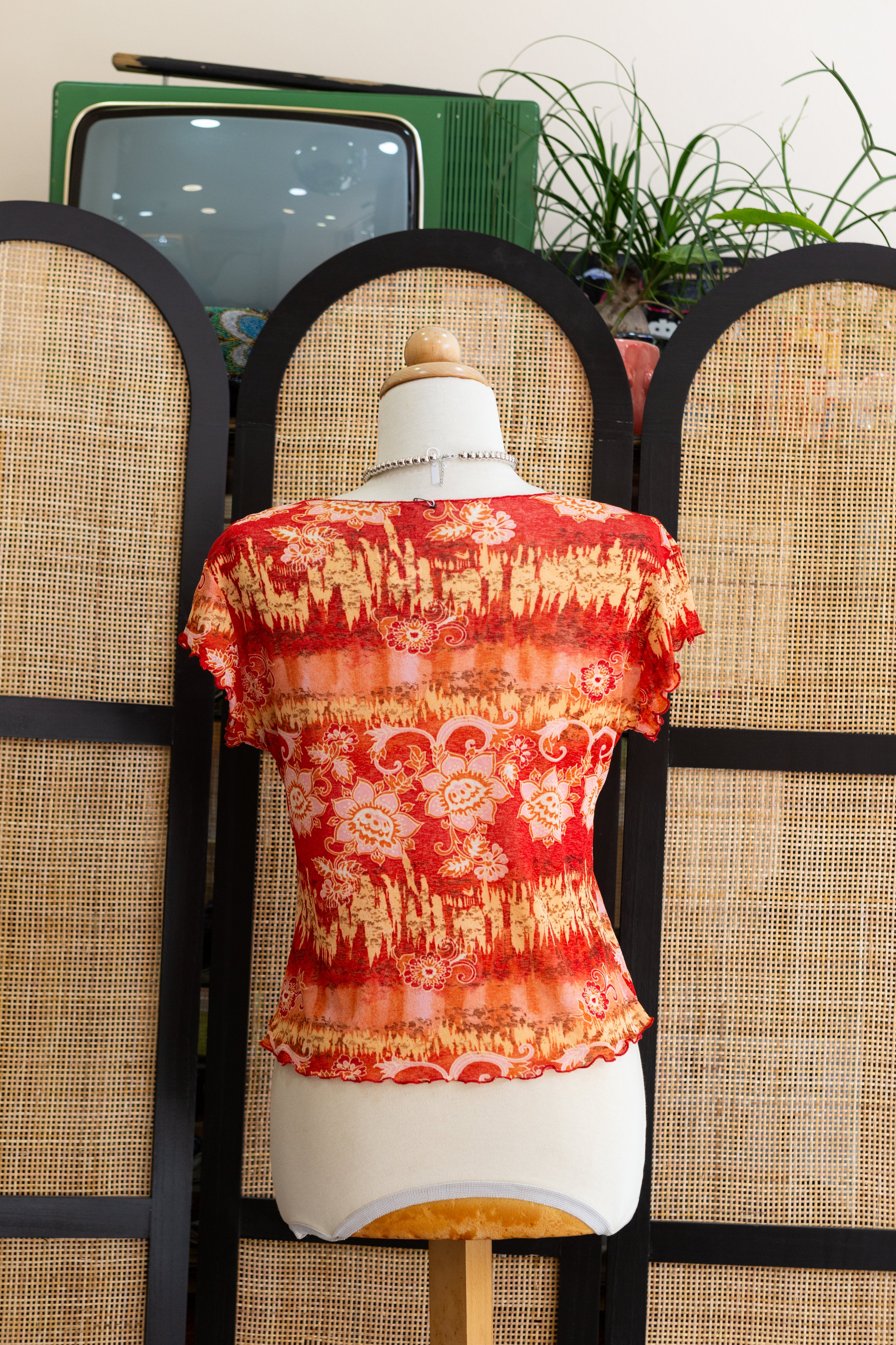 Vintage mesh baby tee