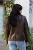 Blue Ridge dark brown leather blazer