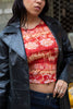 Super hot long leather black jacket with belt