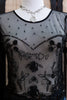 Stunning mesh top with sequin and beading detailing