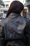Vintage perfecto leather jacket (L)