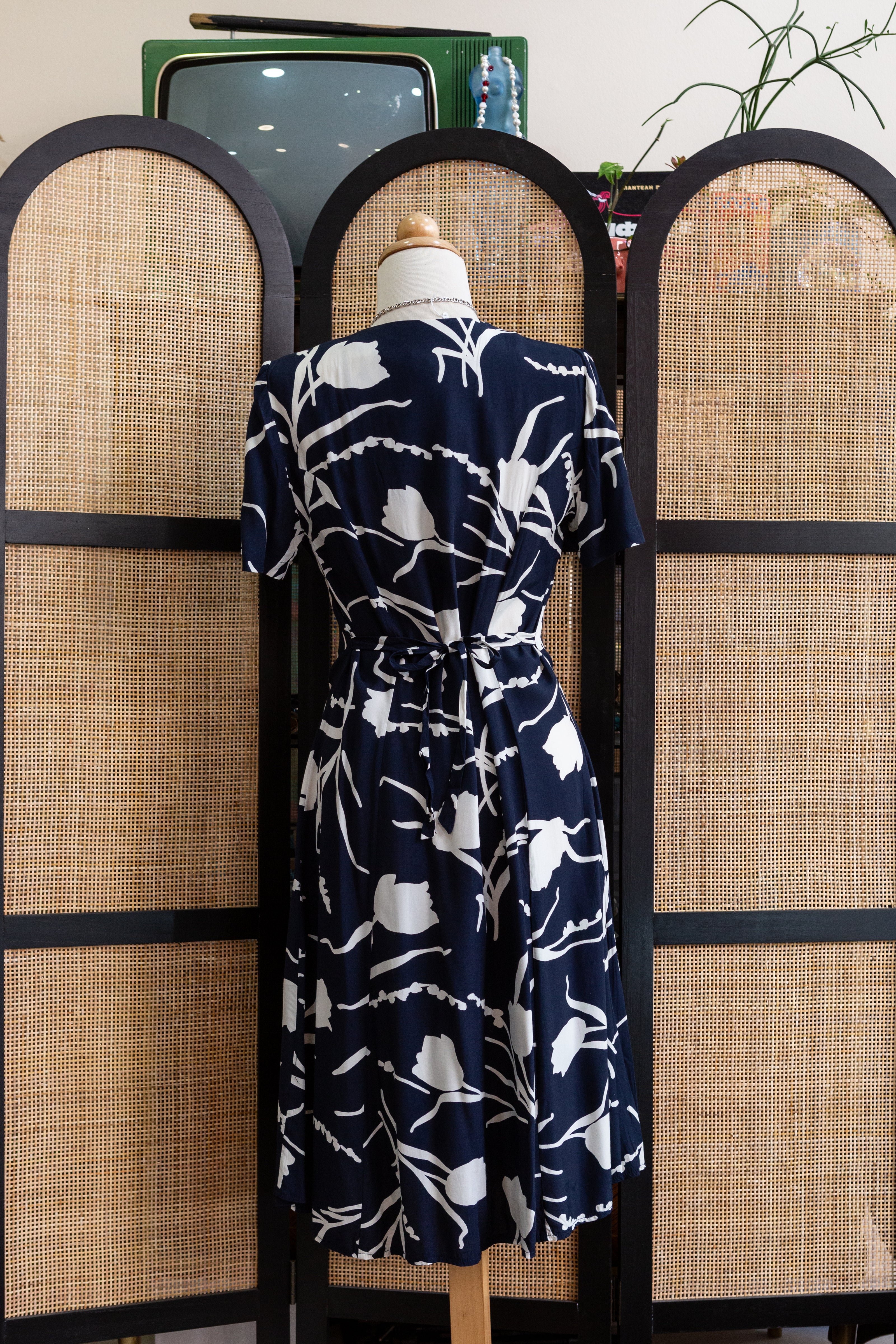CANDA floral button up dress
