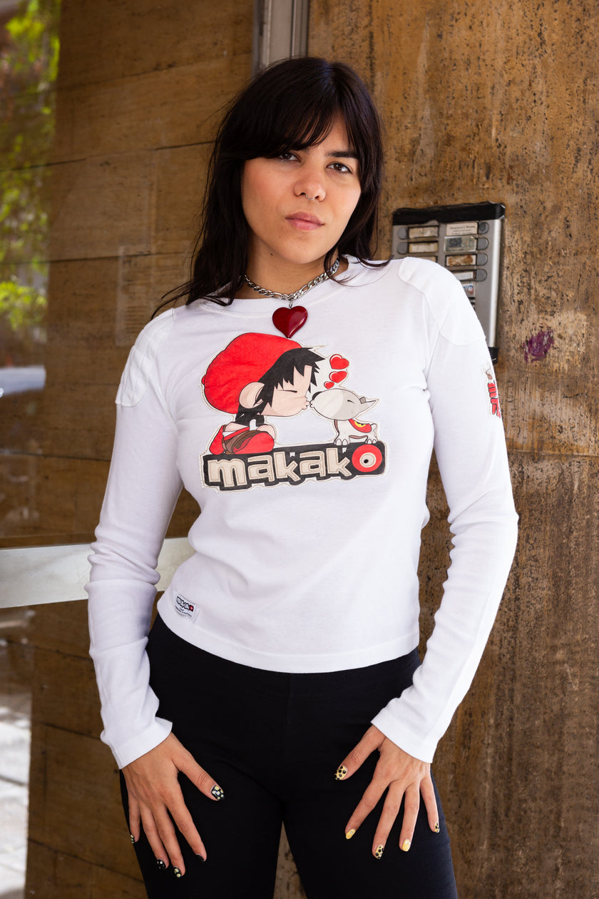 Makako graphic longsleeve top