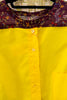 Vintage funky yellow shirt