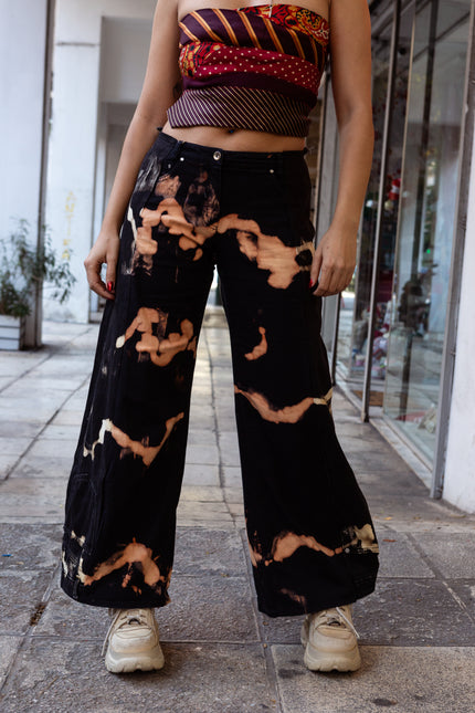 Thoughts reworked stunning up-cycled baggy jeans (EU40)