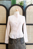 Office siren striped cotton shirt