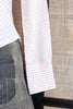 Office siren striped cotton shirt