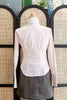 Office siren striped cotton shirt