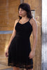 ONYX stretchy black hot dress (S/L)