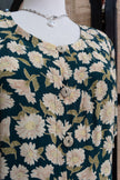 FRANKEN WALDER vintage floral button up dress