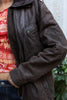 Super cool Daytona brown leather jacket