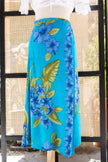 Vintage floral wrap skirt