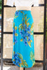 Vintage floral wrap skirt