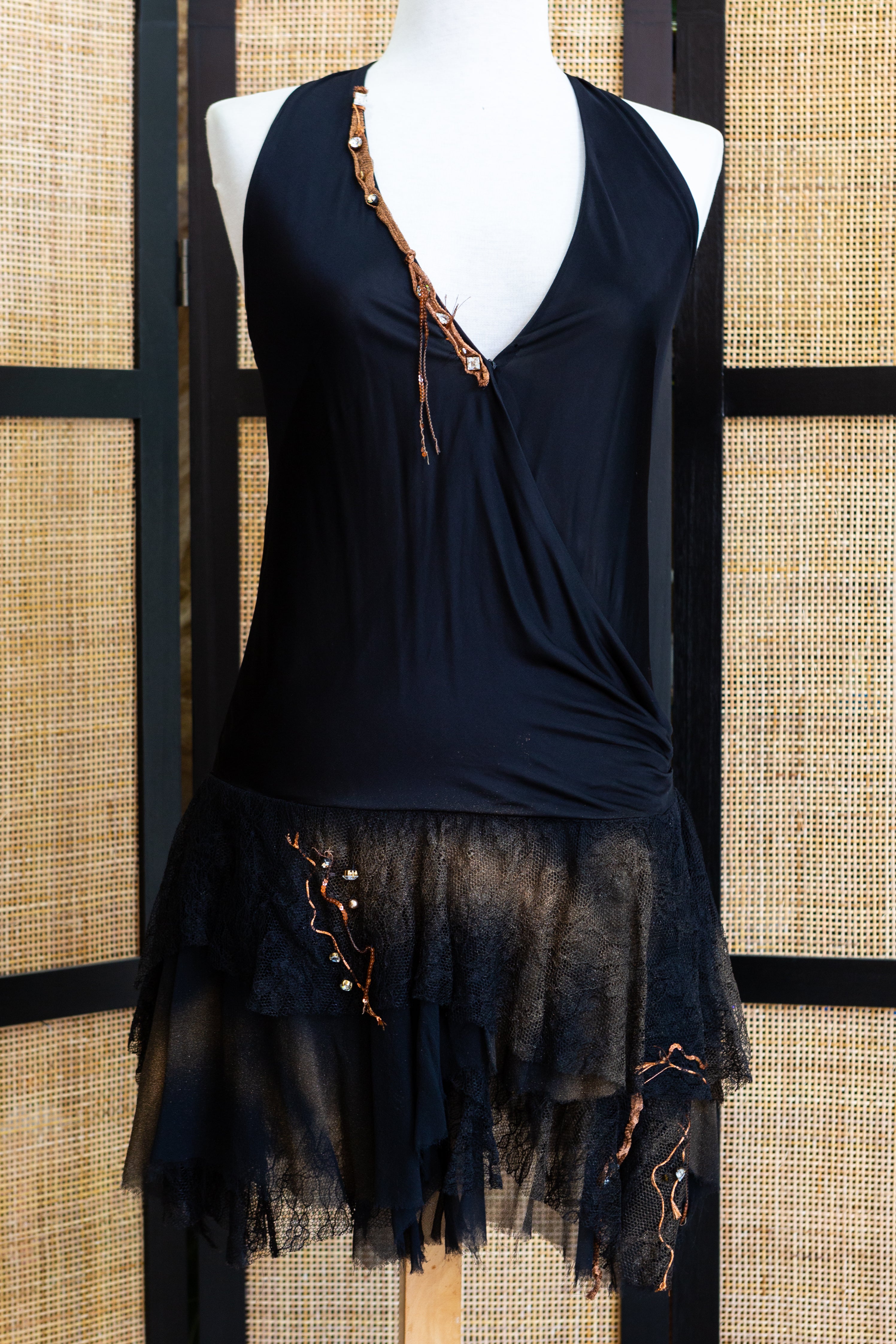 CINEMA Haute couture mini dress