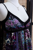 Eiki Italia Boho Patchwork Print Slip Dress