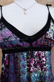Eiki Italia Boho Patchwork Print Slip Dress