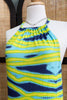 Sisi Aqua italian funky backless Y2K dress