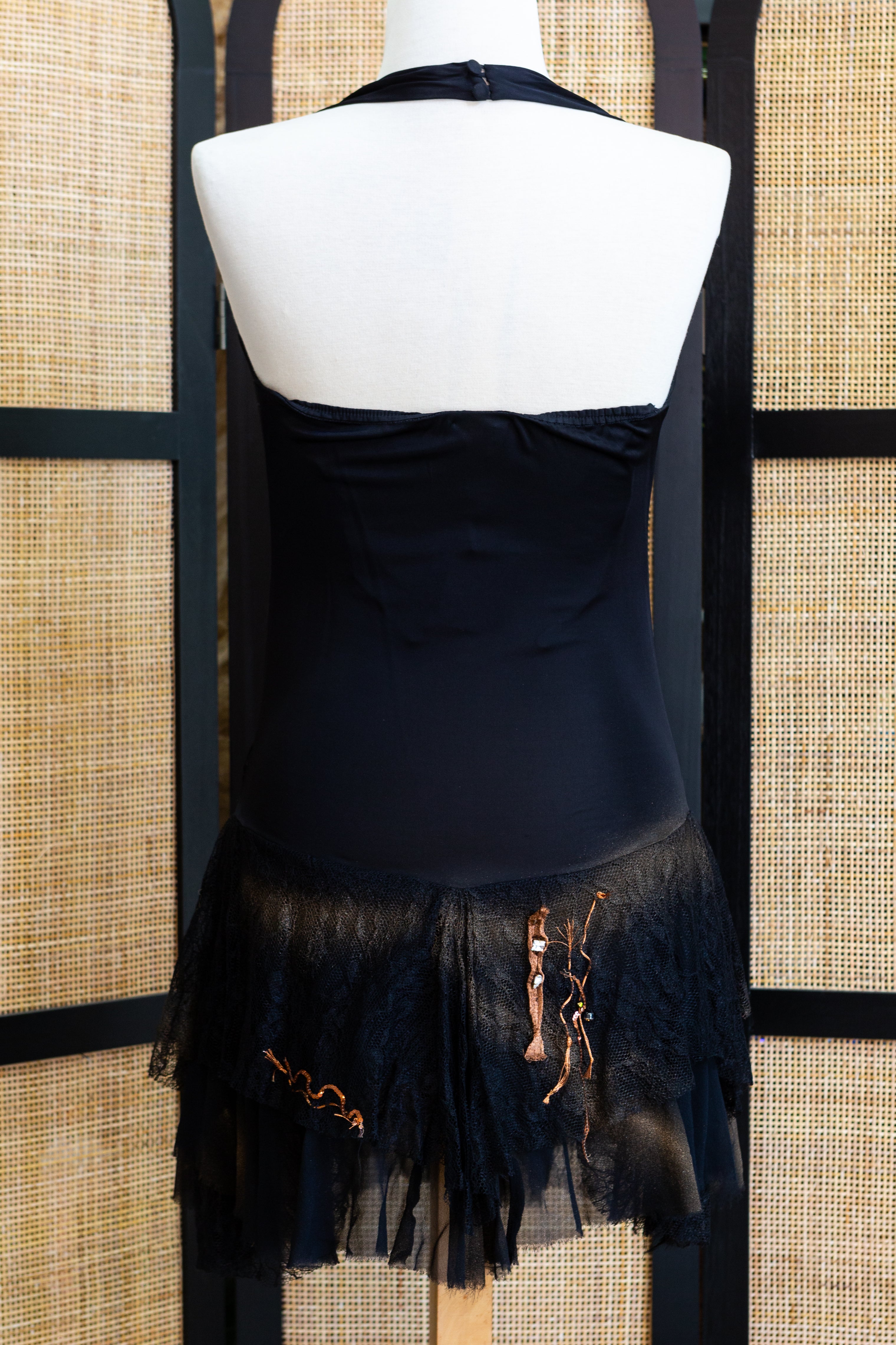 CINEMA Haute couture mini dress