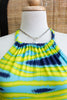 Sisi Aqua italian funky backless Y2K dress