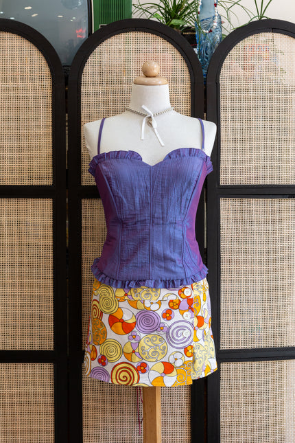 Stunning fairy violet corset top