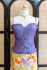 Stunning fairy violet corset top