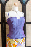 Stunning fairy violet corset top