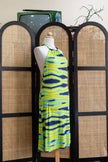 Sisi Aqua italian funky backless Y2K dress