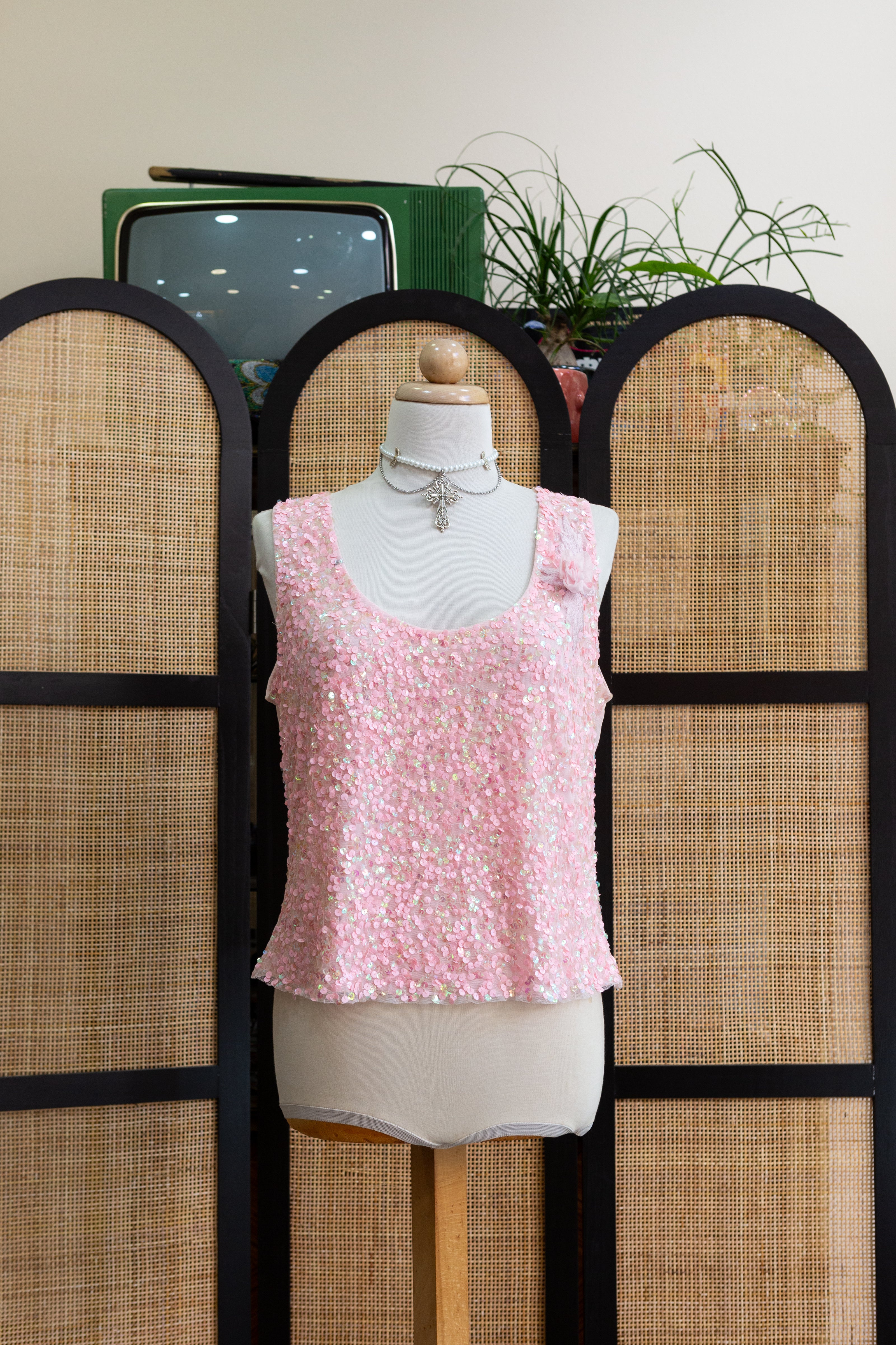 Super cute sequin top