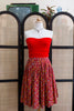 Vintage 70s Floral Midi Skirt