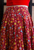 Vintage 70s Floral Midi Skirt