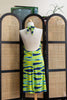 Sisi Aqua italian funky backless Y2K dress