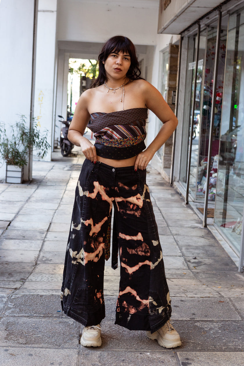 Thoughts reworked super hot baggy up-cycled jeans (EU40)