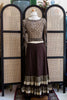 Rinascimento vintage maxi raffle skirt