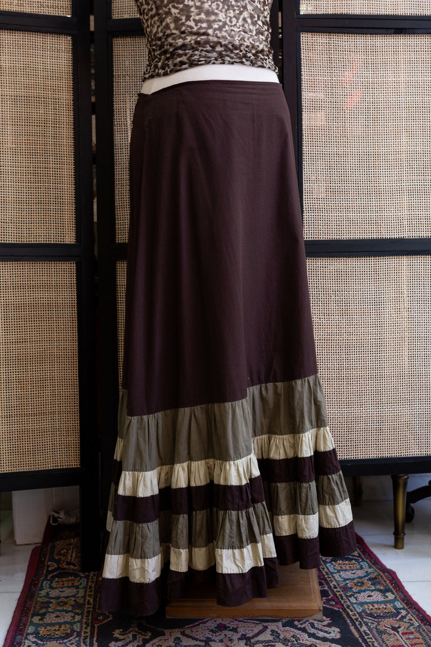 Rinascimento vintage maxi raffle skirt