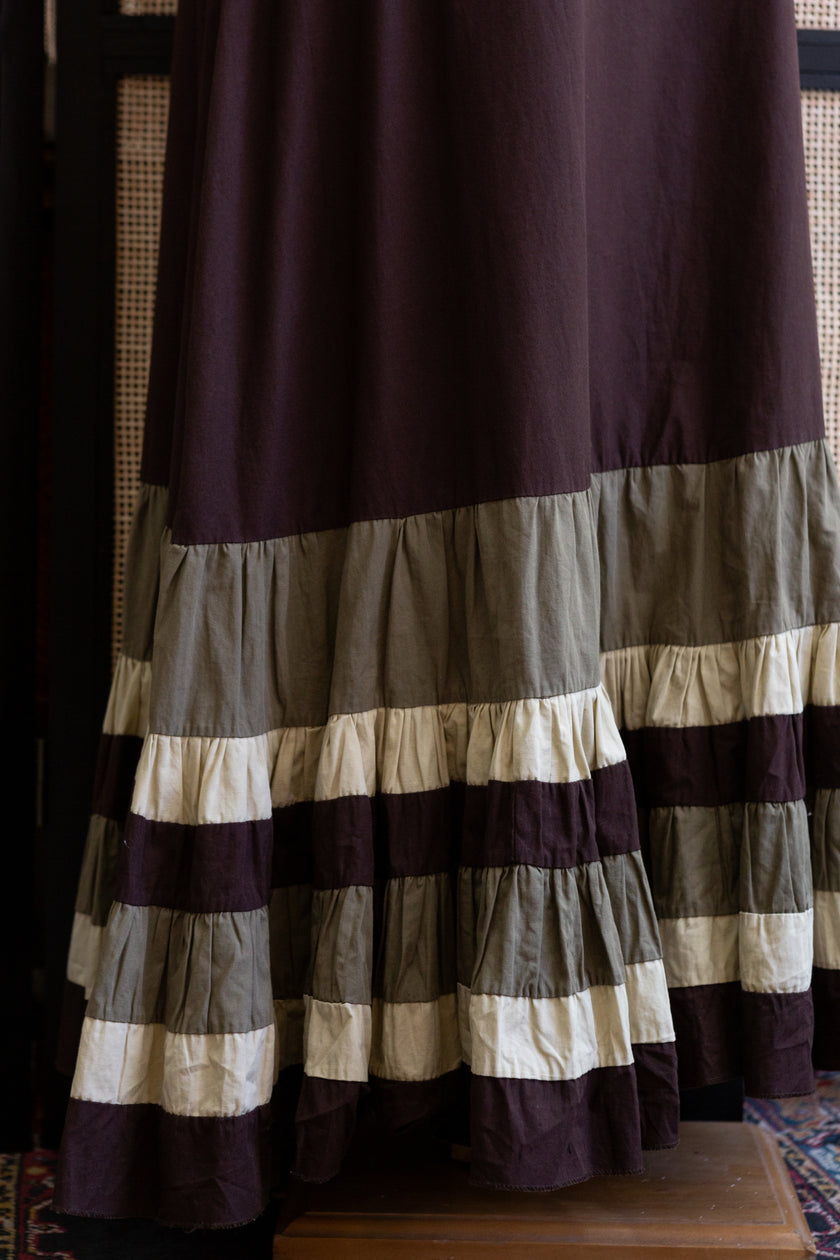 Rinascimento vintage maxi raffle skirt