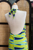 Sisi Aqua italian funky backless Y2K dress