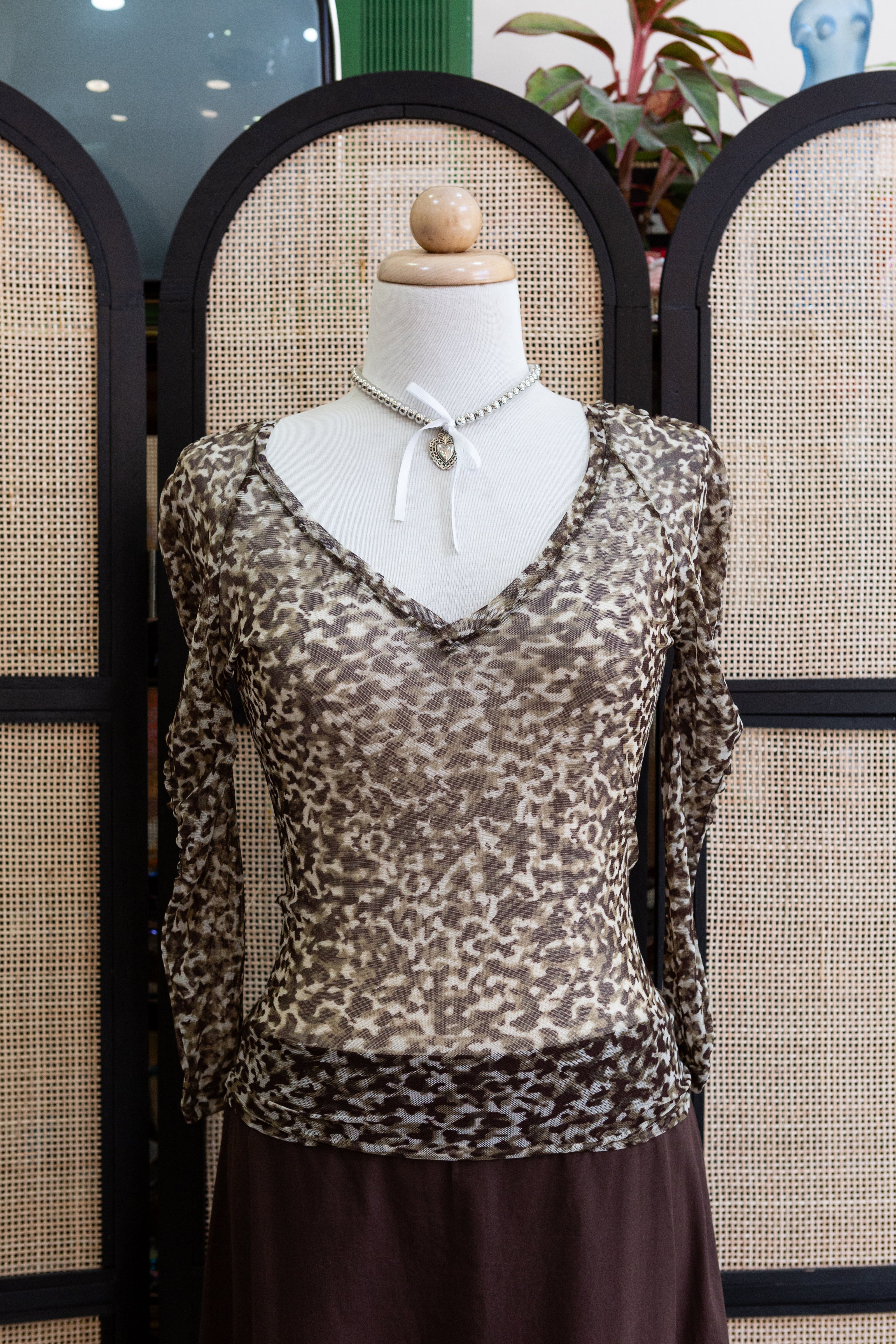 Dead stock mesh top