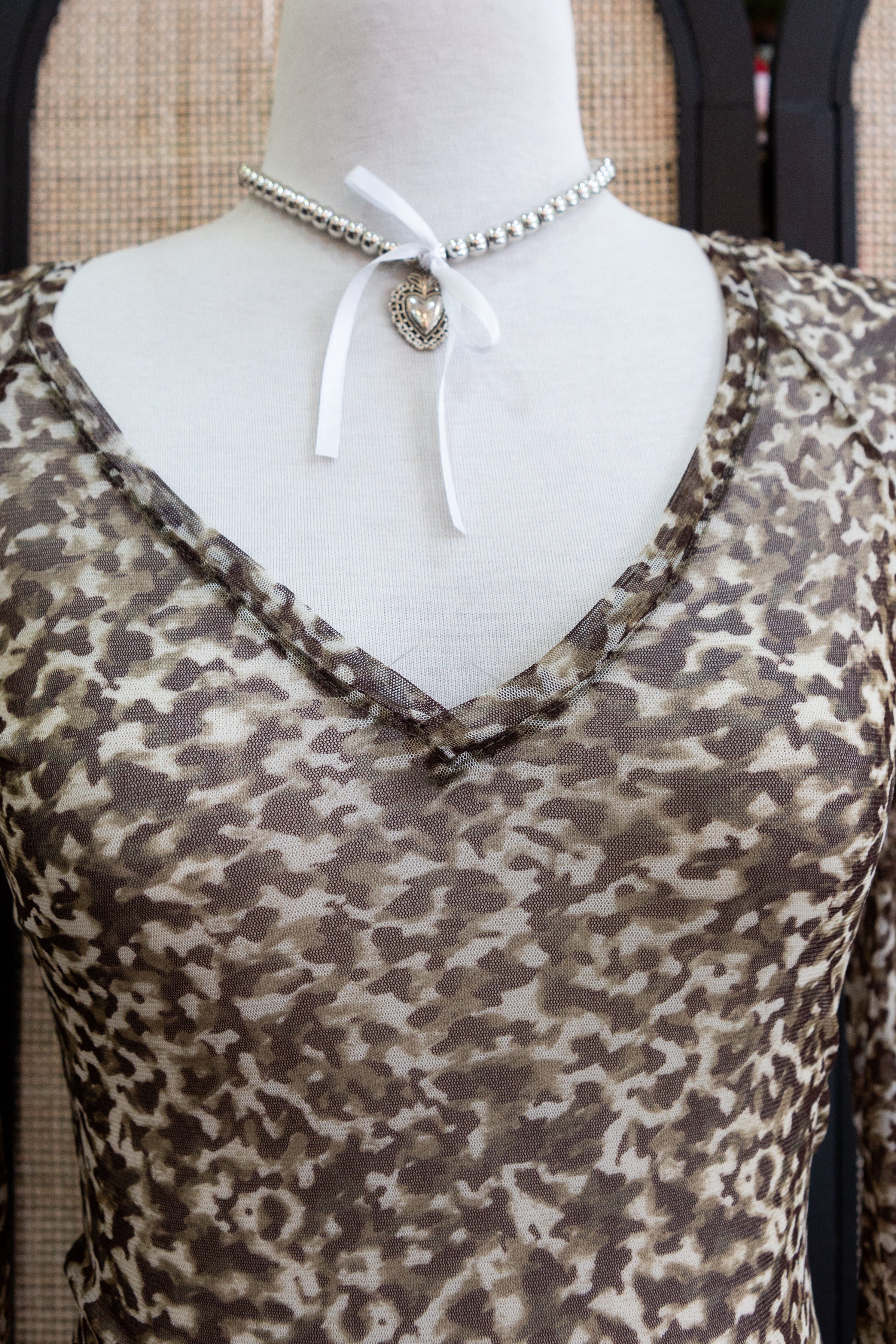 Dead stock mesh top