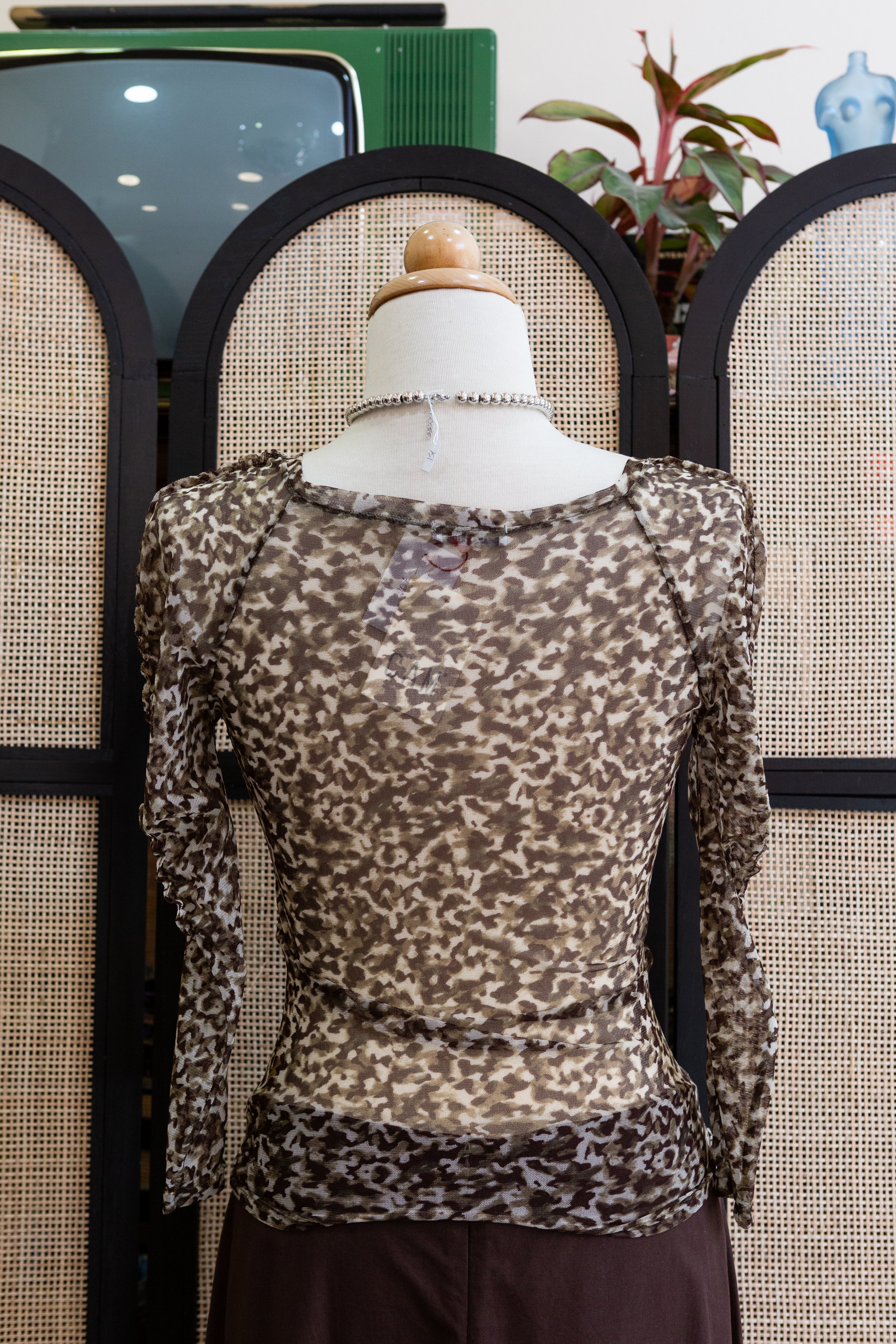 Dead stock mesh top