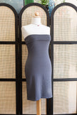 Super hot strapless bodycon dress with rhinestones